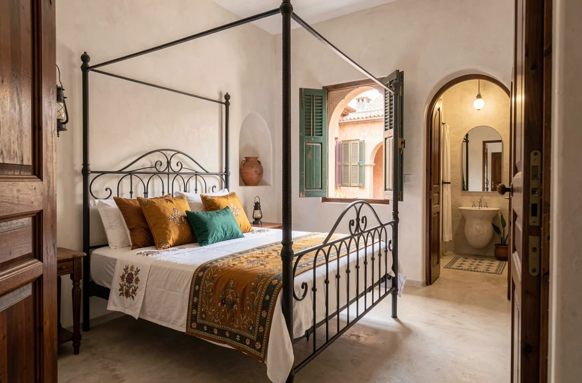 Suite de riad à Marrakech entièrement rénovée et meublée à l'authentique marocaine, prête pour la location touristique haut de gamme