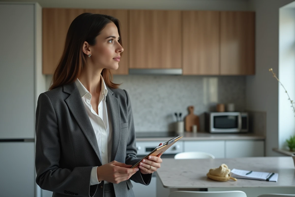 Propriétaire évaluant les charges d'un appartement meublé LMNP en location